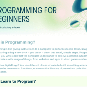 Programming, Beginners